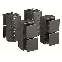 Комплект угловых элементов с пластиковыми заглушками, В =200 мм, 1 кмп =4 шт. | код 306878 | КЭАЗ