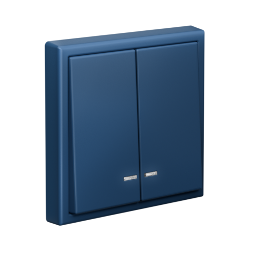 ARTGALLERY 2-клавишный ВЫКЛЮЧАТЕЛЬ с подсветкой, сх.5а, 10АХ, механизм, быстрозажимные клеммы, АКВАМАРИН | код GAL001153S | Systeme Electric фото 4