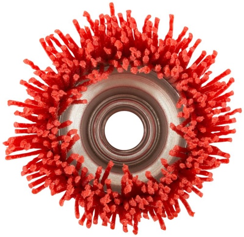 Корщетка-чашка нейлоновая, гайка М14, Профи 65 мм | код 38796 | FIT фото 2