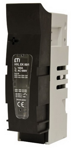 Разъединитель HVL EK 00 1p 160A M8 | код 001701410 | ETI Разъединитель HVL EK 00 1p 160A M8 | код 001701410 | ETI