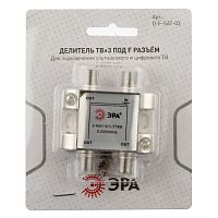 Делитель ТВ D-F-SAT-03 3 ответвления под F разъём 5-2500 МГц | код Б0048327 | ЭРА