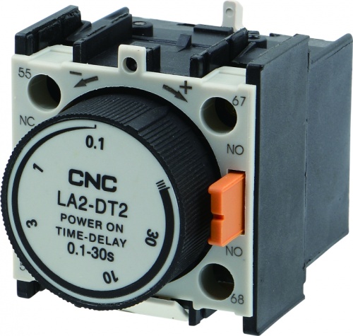 Приставка задержки времени LA2-DT0 (CJX2i, CJX2-D, CJX2s) вкл. 0,1-3с 1НО+1НЗ | код C000104 | CNC