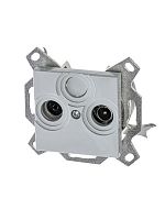 Розетка TV-R ABB Levit проходная 7дБ серый 5011H-A03607 16W | код 2CHH083607A6016 | ABB