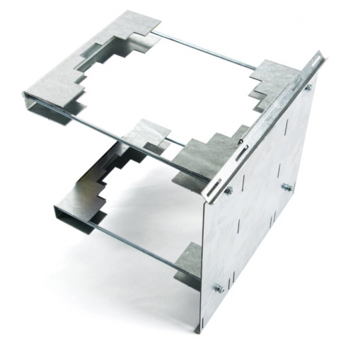 Краб 220 кронштейн для установки уличных ИБП на столбах диаметром от 40 до 200мм | код 386 | БАСТИОН