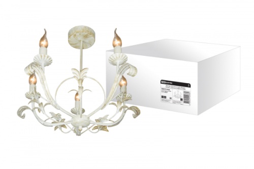 Люстра НСБ-04-02-5х40 «Медея» белый с золотом 5х40Вт E14 TDM | код SQ0370-0028 | TDM Люстра НСБ-04-02-5х40 «Медея» белый с золотом 5х40Вт E14 TDM | код SQ0370-0028 | TDM
