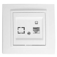 Zena бел. розетка комп.(CAT6+гнездо) | код 500-010200-247 | ABB