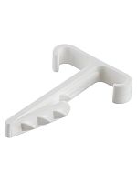 Дюбель-хомут для плоского кабеля Т-образный 2-12 мм белый (100 шт.) TDM | код SQ0539-0040 | TDM