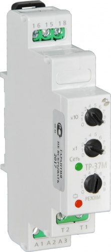Реле температурное ТР-37М -40...+119°C 24В 50Гц/пост, 220В 50Гц, режим НАГРЕВ, ОХЛАЖДЕНИЕ, гистерезис 4°C, максимальный коммутируемый ток 16А, 1з, УХЛ4, без датчика | код A8223-80108011 | РЕЛЕ И АВТОМАТИКА