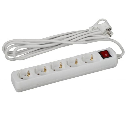 Удлинитель 5х3м с заземл. 10А IP20 ПВС 3х0.75 с выкл. | код Б0035757 | Эра Удлинитель 5х3м с заземл. 10А IP20 ПВС 3х0.75 с выкл. | код Б0035757 | Эра