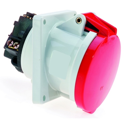 Розетка встраиваемая наклонная 63А 5p (3P+N+PE) , IP44, 400в, фланец 114х114 Bals 12567 | код 12567 | Bals Розетка встраиваемая наклонная 63А 5p (3P+N+PE) , IP44, 400в, фланец 114х114 Bals 12567 | код 12567 | Bals