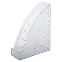 Лоток вертикальный для бумаг BRAUBERG Standard+, 250х90х300 мм, прозрачный, 237227 | код 237227 | BRAUBERG