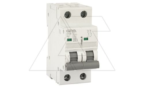 Авт. выключатель GYM8-2P-6B, 2P, 6A, хар-ка B, 4,5kA, 2M | код GYM82P6B | GEYA Авт. выключатель GYM8-2P-6B, 2P, 6A, хар-ка B, 4,5kA, 2M | код GYM82P6B | GEYA