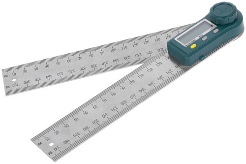 Угломер металлический нержавеющий с электронным отсчетом 200 мм | код 19320 | FIT фото 5