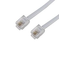 Телефонный шнур, удлинитель RJ-11(6P-4C), длина 25 метров, белый REXANT | код 18-3251 | REXANT