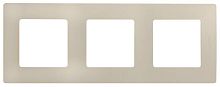 Рамка 3 поста ETIKA, слоновая кость | код. 672513 | Legrand