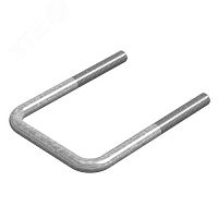 Хомут крепления П-образный 8х80, гальван. цинк | код 52488 | OSTEC