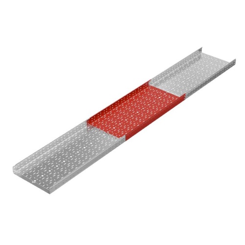 Лоток перфорированный 80х500 L4000 1.5мм "Быстрый монтаж ПЛЮС" КМ PL14636 фото 3