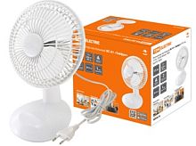 Вентилятор настольный ВС-01 Тайфун D15 см, 15 Вт, 230 В, белый, TDM | код SQ2701-0002 | TDM