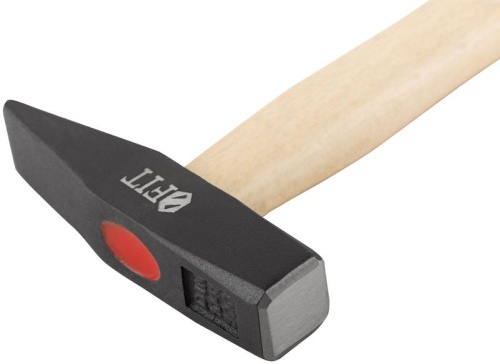 Молоток кованый, деревянная ручка 300 гр | код 44203 | FIT фото 5