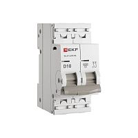 Автоматический выключатель ВА 47-63N MA 2P 10А (D) 6кА без теплового расцепителя PROXIMA EKF | код M63MA6210D | EKF