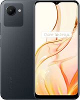 Смартфон Realme C30s 64Gb 3Gb черный моноблок 3G 4G 2Sim 6.5 720x1600 Android 12 8Mpix 802.11 b/g/n GPS GSM900/1800 GSM1900 TouchSc microSD max1000Gb | код 1926407 | REALME
