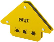 Угольник для сварки магнитный, тип ''стрелка'', усилие до 11 кг | код 81801 | FIT
