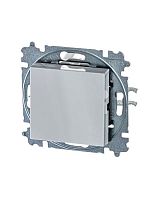 Переключатель одноклавишный ABB Levit серый / белый 3559H-A06445 16W | код 2CHH590645A6016 | ABB