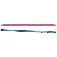 Лампа светодиодная для растений. LED-T8-18W/SPSB/G13/CL PLP30WH Форма T8, прозрачная. Спектр для рассады и цветения. ТМ Uniel.