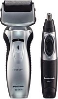 Бритва сетчатая Panasonic ES-RW30CM реж.эл.:2 питан.:аккум. серебристый/черный | код 1923778 | PANASONIC