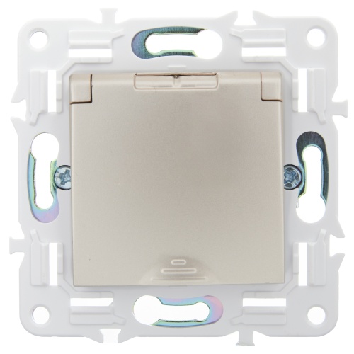 SKANDY Роз. з/к/ш кр. 16А IP44 SK-R11Sh шамп. IEK | код SK-R16-16-44-K37 | IEK фото 4