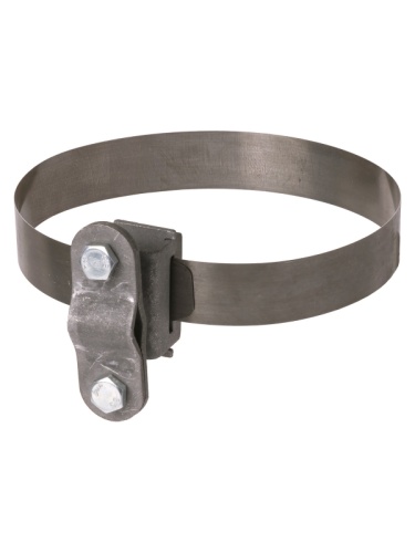 Держатель хомут ?10-100 мм, для прута ?6-10 мм, стальной зажим термодиффузия TDM | код SQ2402-3185 | TDM