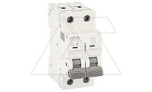 Авт. выключатель GYM9-2P-20D, 2P, 20A, хар-ка D, 6kA, 2M | код GYM92P20D | GEYA