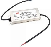 Источник питания AC-DC, 75Вт, IP67, вход 100…305В AC, 47…63Гц/142…431В DC, ККМ, выход 75…150В/500мА, изоляция 3750В AC, в кожухе 180х63х35.5, -40…+85С (корпус), умный димминг с программатором SDP-001 | код ELG-75-C500D2 | MeanWell