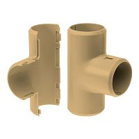 Тройник разборный сосна d25 мм (30шт/300шт уп/кор) Промрукав | код PR13.0289 | ПРОМРУКАВ