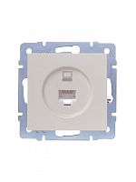 Розетка компьютерная крем (10шт/120шт) VESNA | код 742-0388-139 | Lezard