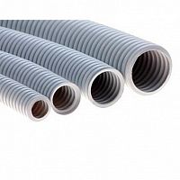 Труба ПВХ гибкая гофр. д.25мм, сверхтяжёлая без протяжки, 50м, цвет серый (упак. 50м) | код. 90525 | DKC