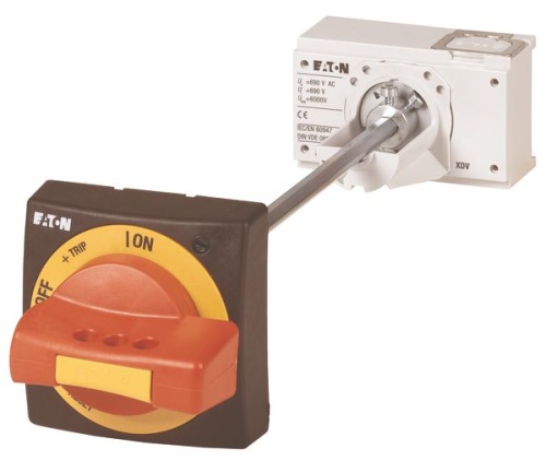 Ручка на дверь, блокируемая в положении 0, красно желтая для авар. Отключения, для NZM2, NZM2-XTVDVR | код 260180 | EATON Ручка на дверь, блокируемая в положении 0, красно желтая для авар. Отключения, для NZM2, NZM2-XTVDVR | код 260180 | EATON