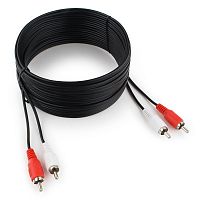 Кабель аудио Cablexpert CCA-2R2R-7.5M, 2xRCA / 2xRCA, 7,5м | код CCA-2R2R-7.5M | Cablexpert