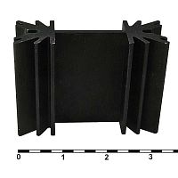 Радиатор охлаждения RUICHI BLA024-25, алюминиевый | код 65486 | Ruichi