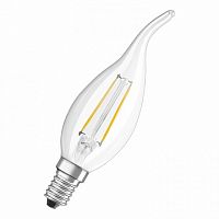 светодиодная филаментная лампа LED STAR ClassicBW 4W (замена 40Вт),теплый белый свет, прозрачная колба |  код. 4058075055452 |  OSRAM