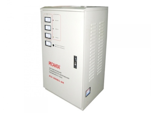 Стабилизатор трехфазный АСН-30000/3 Ресанта | код 63/4/7 | РЕСАНТА Стабилизатор трехфазный АСН-30000/3 Ресанта | код 63/4/7 | РЕСАНТА