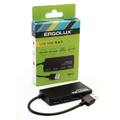 Разветвитель USB ELX-SLP01-C02 4USB 2А коробка черн. ERGOLUX | код 15109 | Ergolux Разветвитель USB ELX-SLP01-C02 4USB 2А коробка черн. ERGOLUX | код 15109 | Ergolux