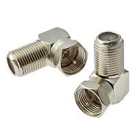 Разъём высокочастотный RUICHI F-M TO 90°F-F, угловой | код 98092 | Ruichi