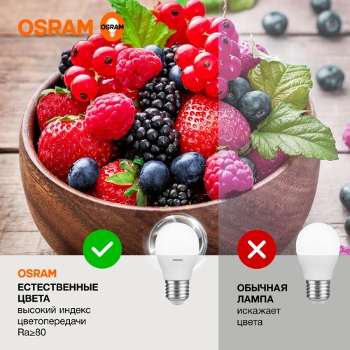 Светодиодная лампа 12Вт 960Лм 6500К E27 OSRAM | код 4099854309182 | LEDVANCE фото 3 Светодиодная лампа 12Вт 960Лм 6500К E27 OSRAM | код 4099854309182 | LEDVANCE фото 3