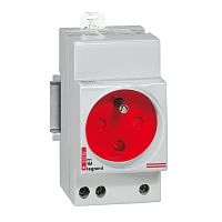 Розетка На Din-Р 2к+З С Ключом | код 004282 | Legrand