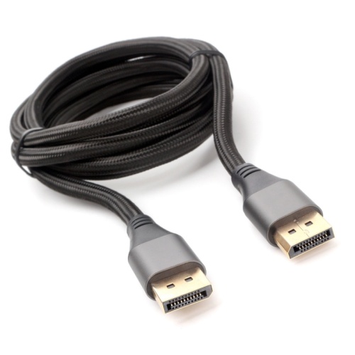 Кабель DisplayPort Cablexpert CC-DP8K-6, v1.4, 1.8м, 20M/20M, нейлоновая оплетка, метал. разъемы, пакет | код CC-DP8K-6 | Cablexpert