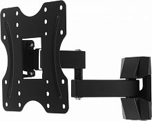 Кронштейн для телевизора Ultramounts UM899 черный 23-43 макс.20кг настенный поворотно-выдвижной и наклонный | код 1413093 | ULTRAMOUNTS