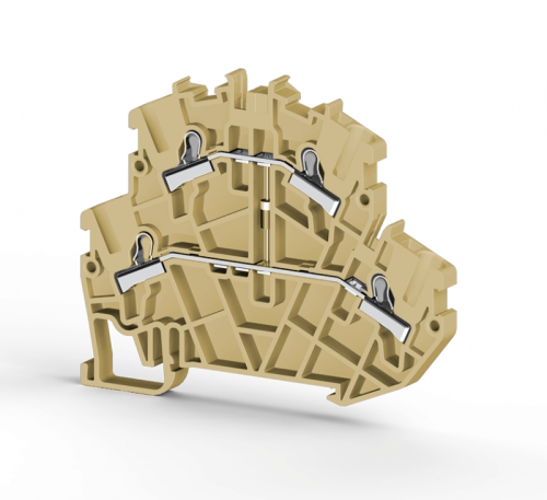 307 370, Клеммник пруж.быстрозажимной (Push in) 2-х ярусный, 2,5мм.кв., с диодом, (бежевый), PYK 2,5-2FD-B | код 0.0.0.3.07370 | KLEMSAN 307 370, Клеммник пруж.быстрозажимной (Push in) 2-х ярусный, 2,5мм.кв., с диодом, (бежевый), PYK 2,5-2FD-B | код 0.0.0.3.07370 | KLEMSAN