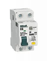 АВДТ 1P+N 6А 30мА A х-ка C ДИФ-103 6кА | код 16345DEK | DEKraft