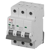 Выключатель автоматический 3п B 20А 4.5кА ВА47-63 PRO ЭРА Б0059393